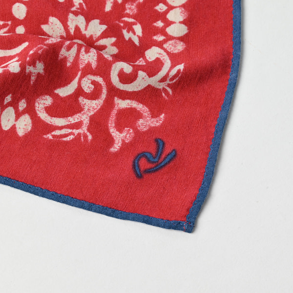 Tenjiku Flower Sarasa Bandana Detail