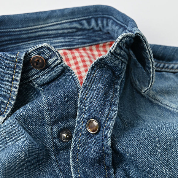 Indigo 45 Petite Denim 908 Eastern Shirt Zyu Detail