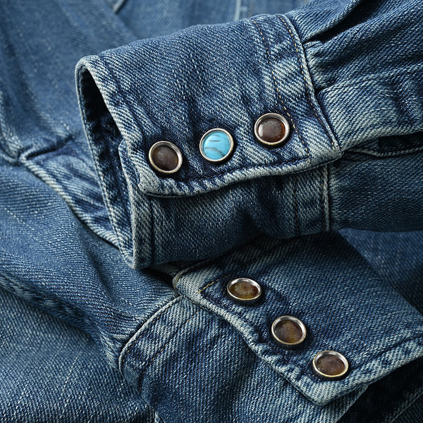 Indigo 45 Petite Denim 908 Eastern Shirt Zyu Detail