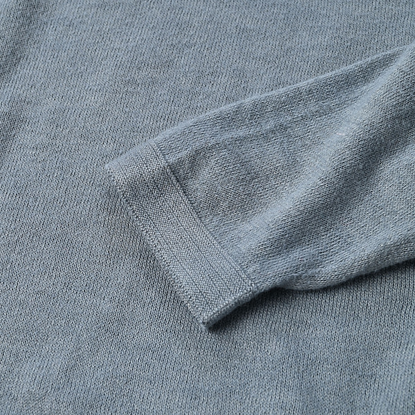 Plant Dyed Whole Super Gauze 908 Henley Detail