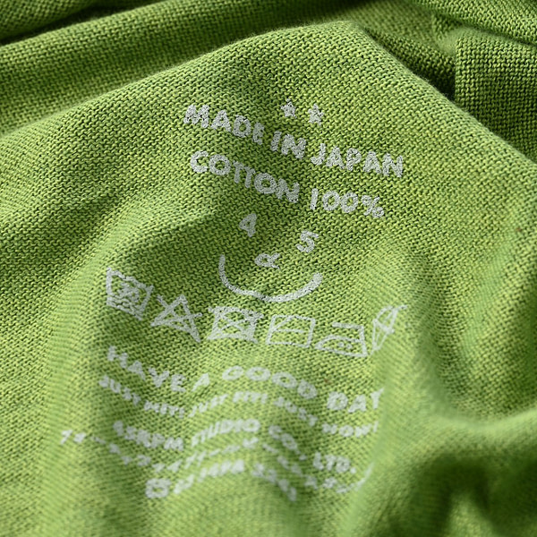 Plant Dyed Whole Super Gauze 908 Crew Detail