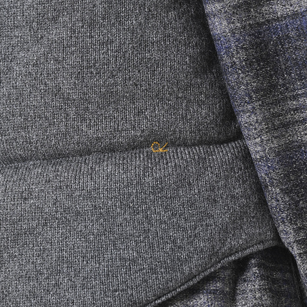 Cashmere Jersey 908 Flannel Vest Detail