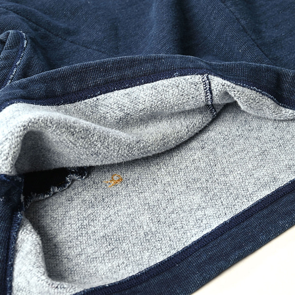 Indigo Urake 908 Outer Sweat Zyu Detail