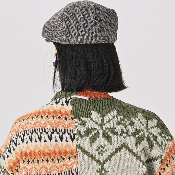 Tamatebako Patchwork Cardigan Detail