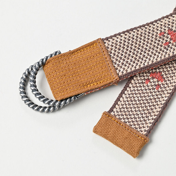 Native Knit Belt Charcoal Detail