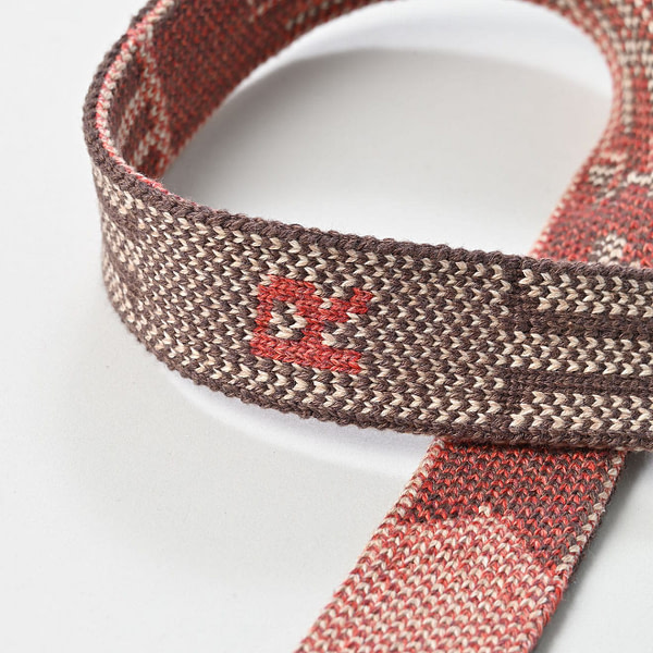 Native Knit Belt Charcoal Detail