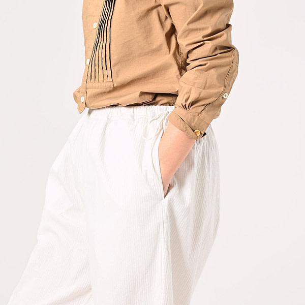 Dobby Stripe Rapper Pants Detail