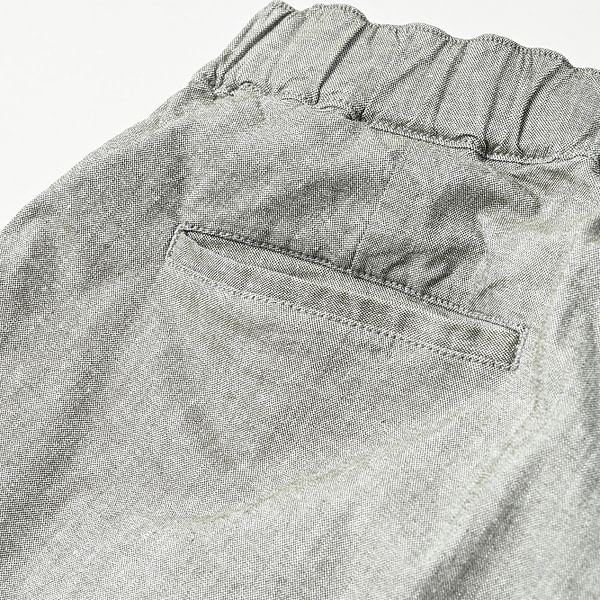 Cotton Linen OX Stretch Sabrina Slacks Detail