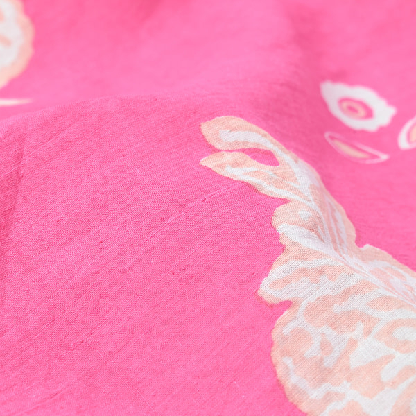 Khadi Block Print Big Bandana Golden Detail