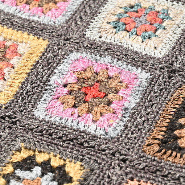 Crochet Flower Vest Detail