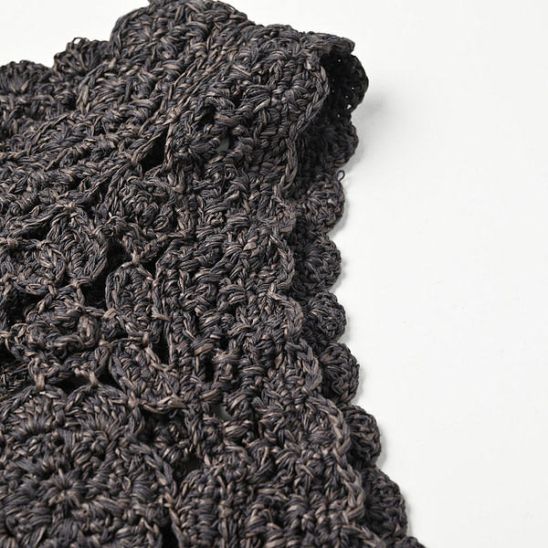 Japanese Paper Crochet Flower Camisole Detail