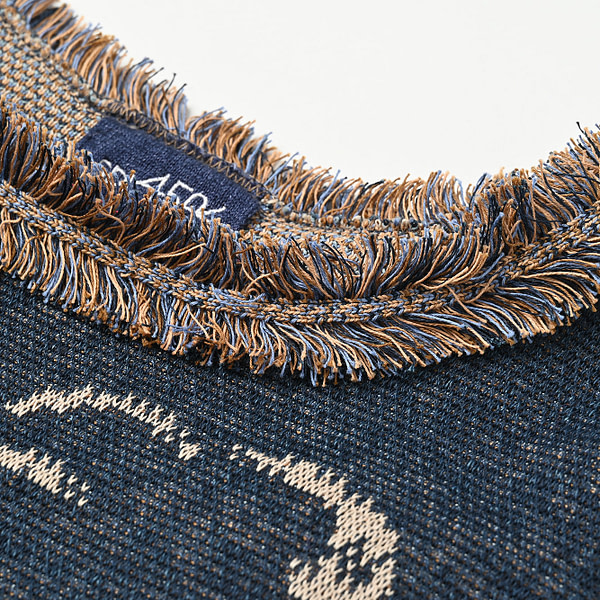 Indigo Surf Hula Girl Jacquard M Camisole Detail