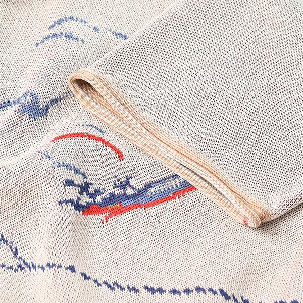Surf Hula Girl Jacquard 908 Outer T-shirt Detail