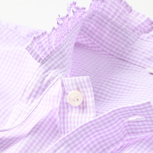 No.180 Miko Long Sleeve Coupé Bow Tie Shirt Detail