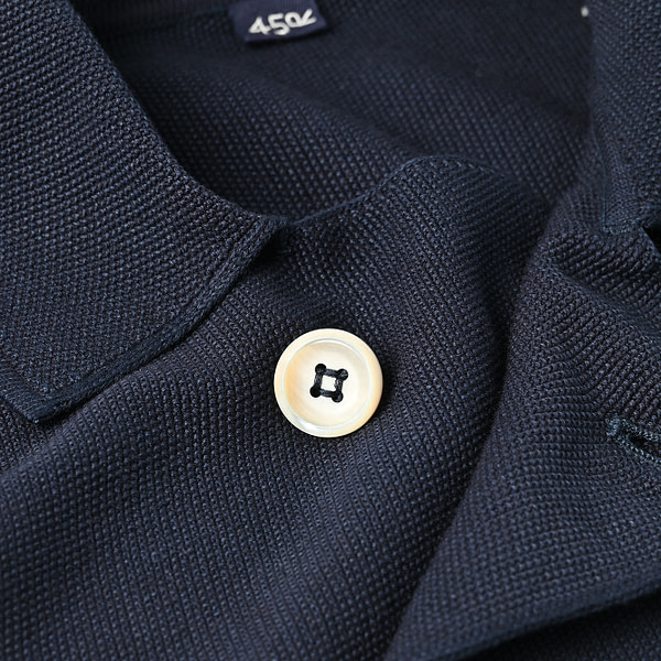 Indigo Kanoko Knitsew Jacket Detail