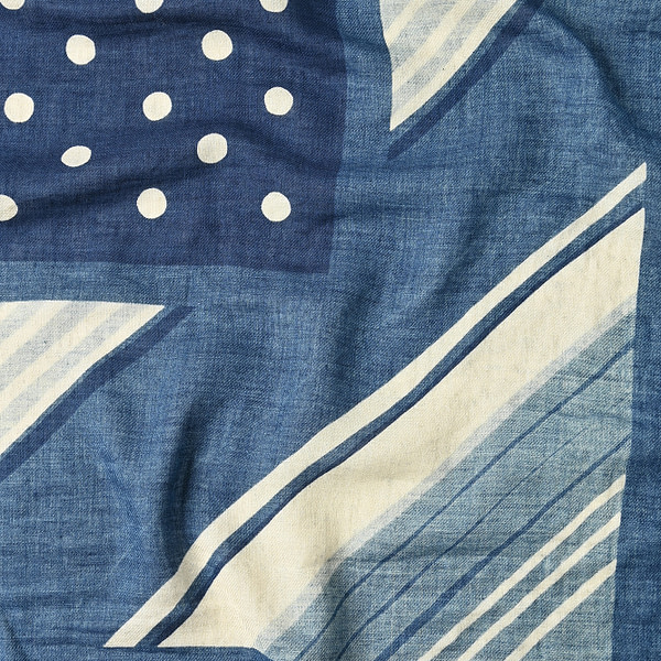 Indigo Supima Aya Dot Furoshiki Detail