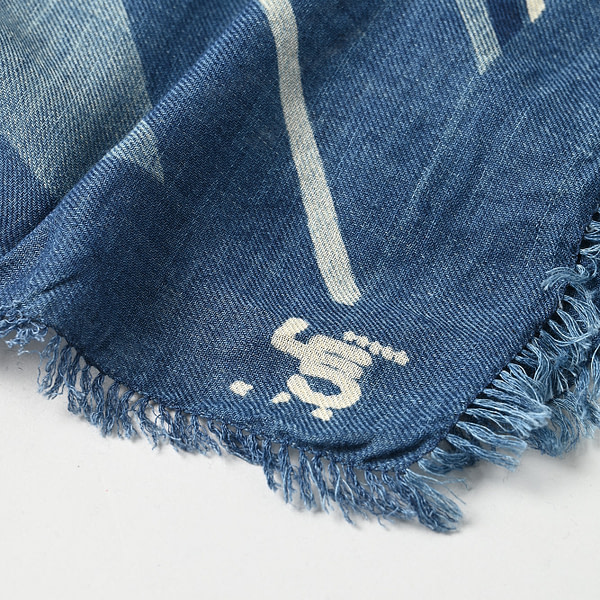 Indigo Supima Aya Dot Furoshiki Detail