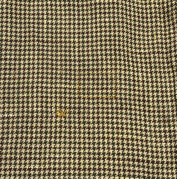 Linen Tweed No Sleeve Top Detail
