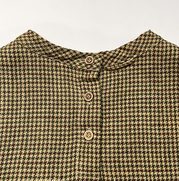 Linen Tweed No Sleeve Top Detail