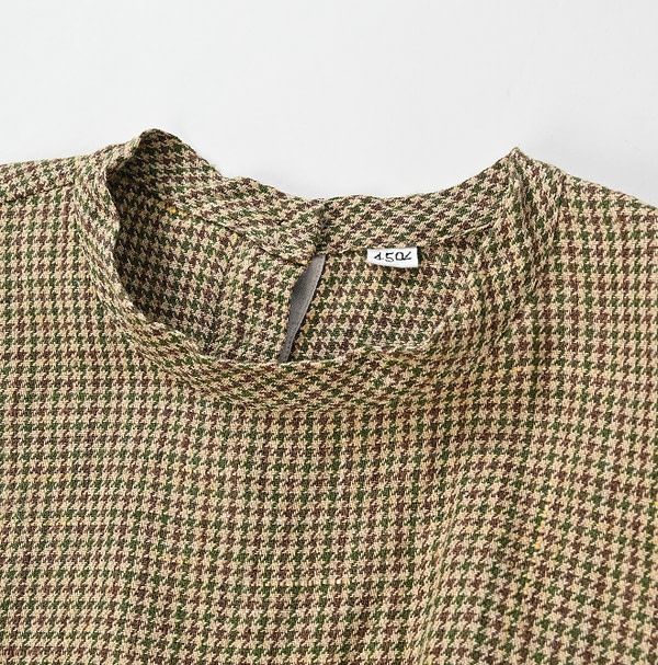 Linen Tweed Dress Detail