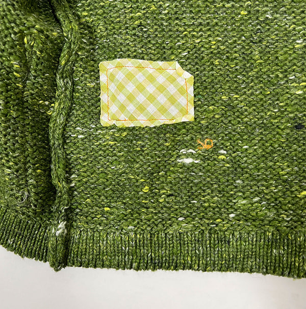 Zakkuri Linen 908 Shawl Blouson Detail