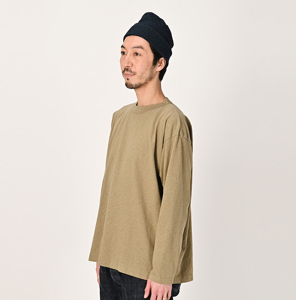 Top Dozume Tenjiku Cotton 908 Ocean T-shirt Male Model