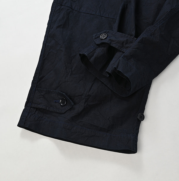 Indigo Cotton Weather 908 Over Cargo Pants Detail