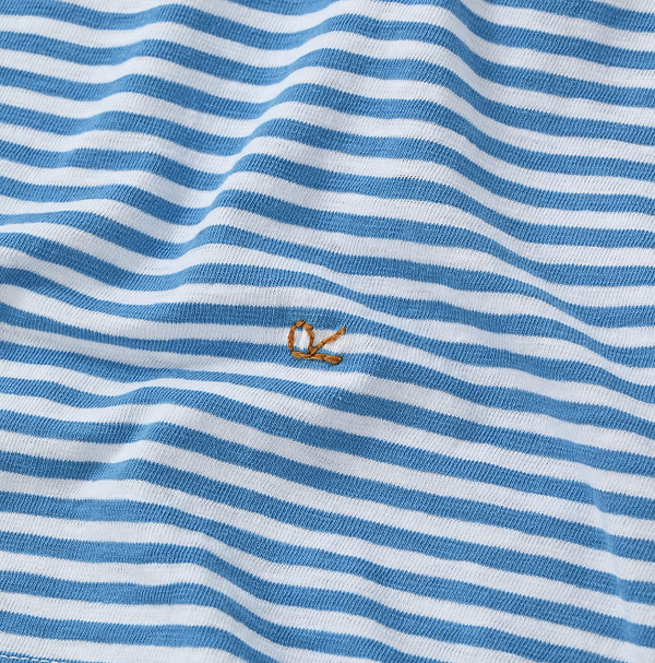 4545 Cotton Stripe 45 Star T-shirt Detail