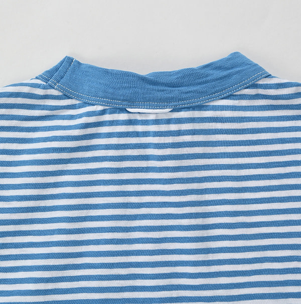 4545 Cotton Stripe 45 Star T-shirt Detail