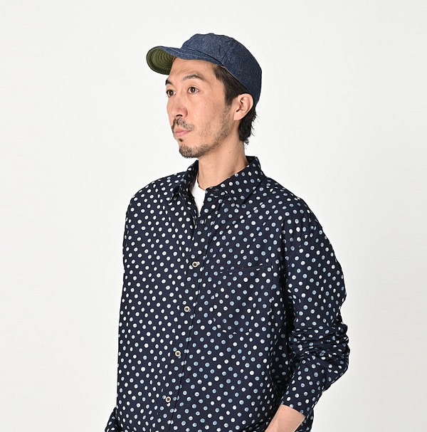 Mugi Denim Cap Male Model