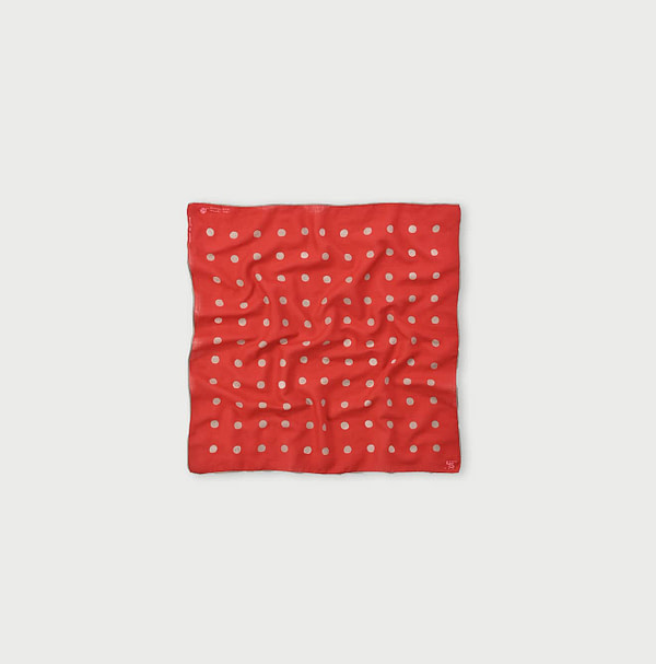 Supima Marukoro Bandana Red