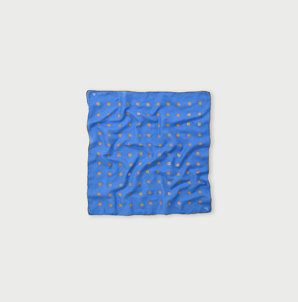 Supima Marukoro Bandana Blue