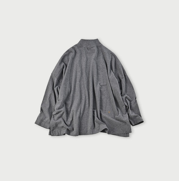 Top Dozume Tenjiku Yock Neck Big Slit T-shirt Back