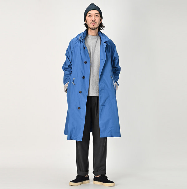 Thin High Density Gaba 908 Mods Soutien Collar Coat Male Model