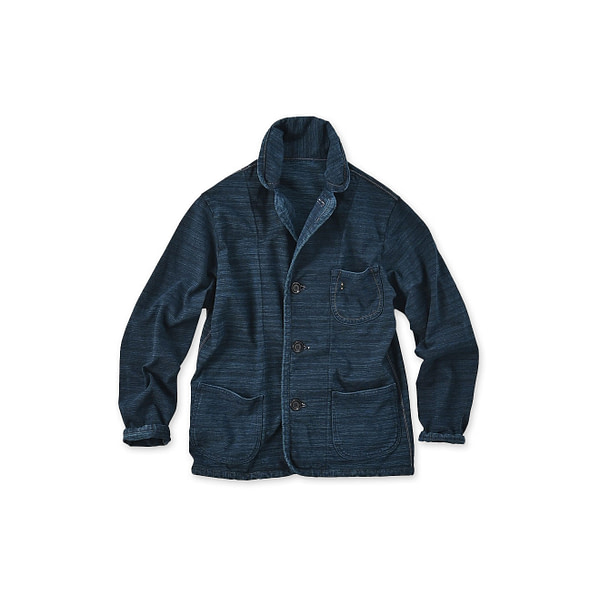 Indigo 908 Dekoboko Tenjiku Tyrolean Jacket Nou Indigo Nou