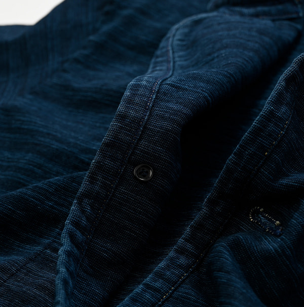 Indigo 908 Dekoboko Tenjiku Tyrolean Jacket Nou Detail