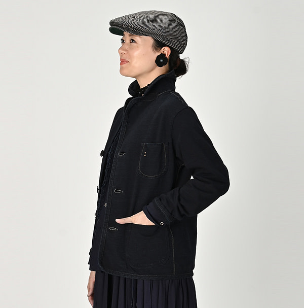 Indigo 908 Dekoboko Tenjiku Tyrolean Jacket Nou Female Model