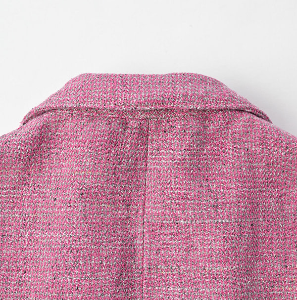 Cotton Linen Tweed Tyrol Jacket Detail