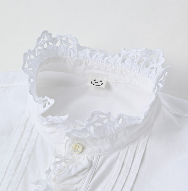 Miko Cutwork Frill Blouse Detail