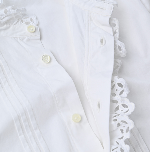 Miko Cutwork Frill Blouse Detail