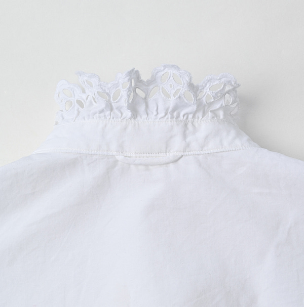 Miko Cutwork Frill Blouse Detail