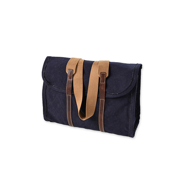 No.2 Canvas Mail Tote Large Navy