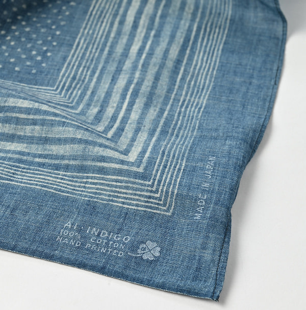 Supima Selvedge Petite Star Bandana Detail