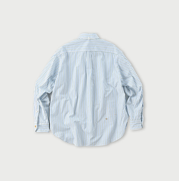 No.180 Miko 908 Ocean Button Down Shirt Back