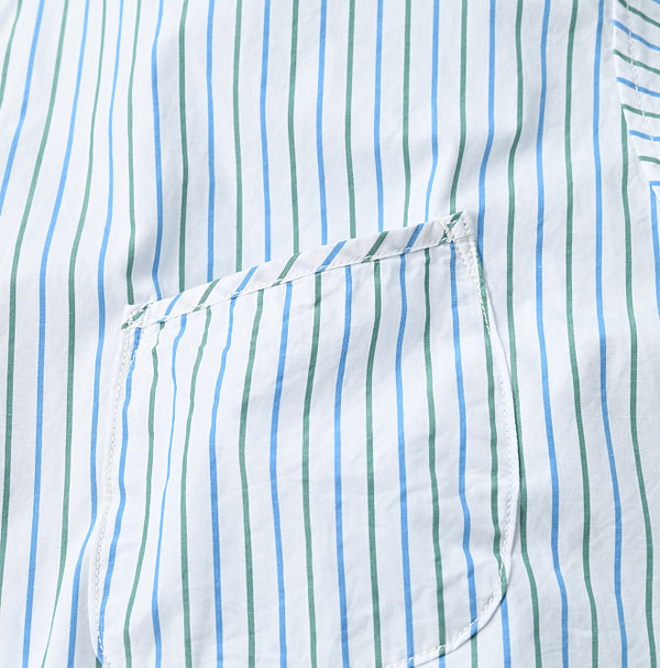 No.180 Miko 908 Ocean Button Down Shirt Detail