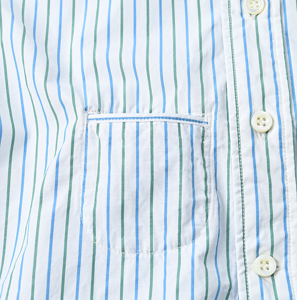 No.180 Miko 908 Ocean Button Down Shirt Detail