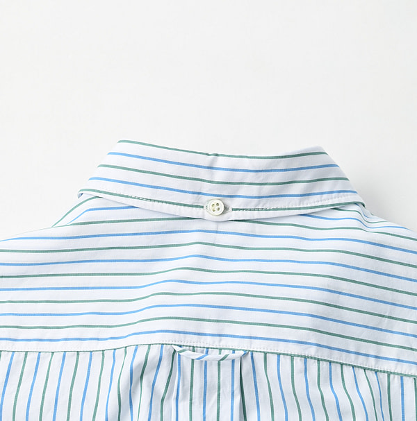 No.180 Miko 908 Ocean Button Down Shirt Detail