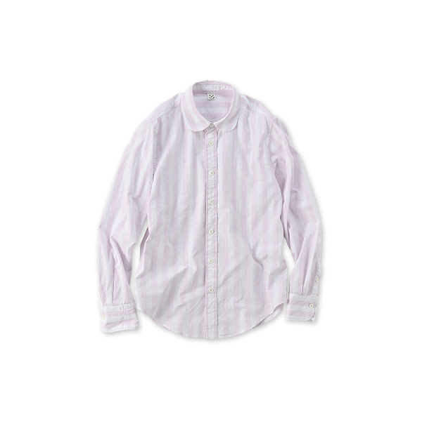 No.180 Miko Petit Loafer Shirt Pink Stripe