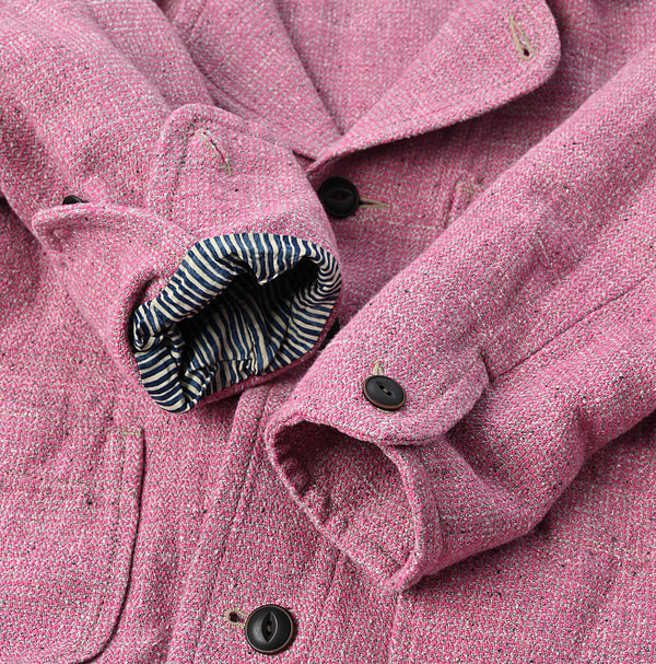 Cotton Linen Tweed Annie Tyrol Jacket Detail