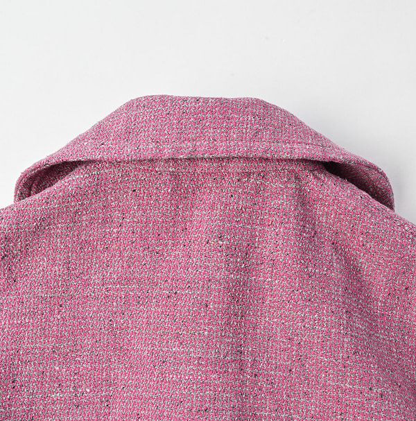 Cotton Linen Tweed Annie Tyrol Jacket Detail